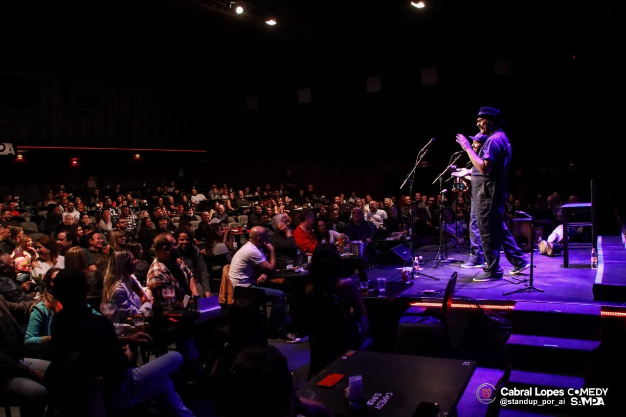 Apresentação no Comedy Sampa com a casa cheia